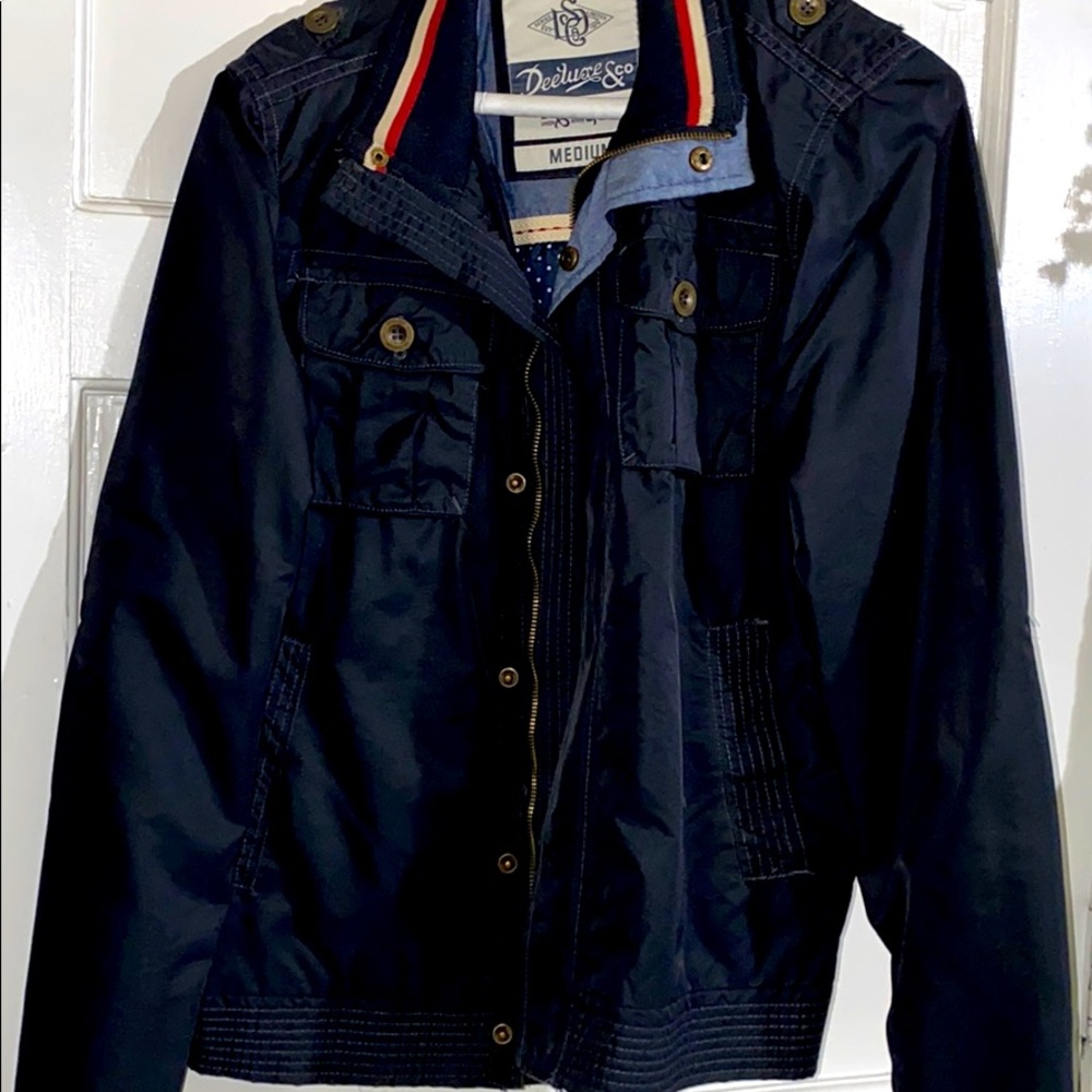 Blue rain jacket men’s